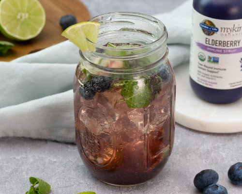 Elderberry Mojito Mocktail Recipe