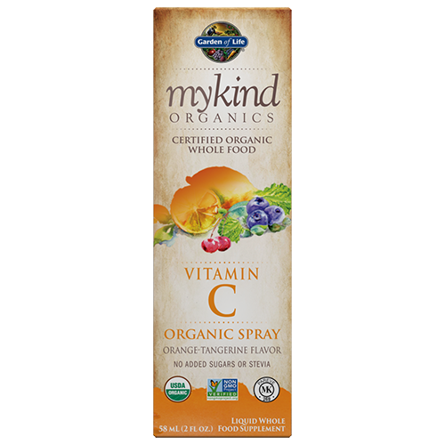 garden of life mykind organics vitamin c spray orange