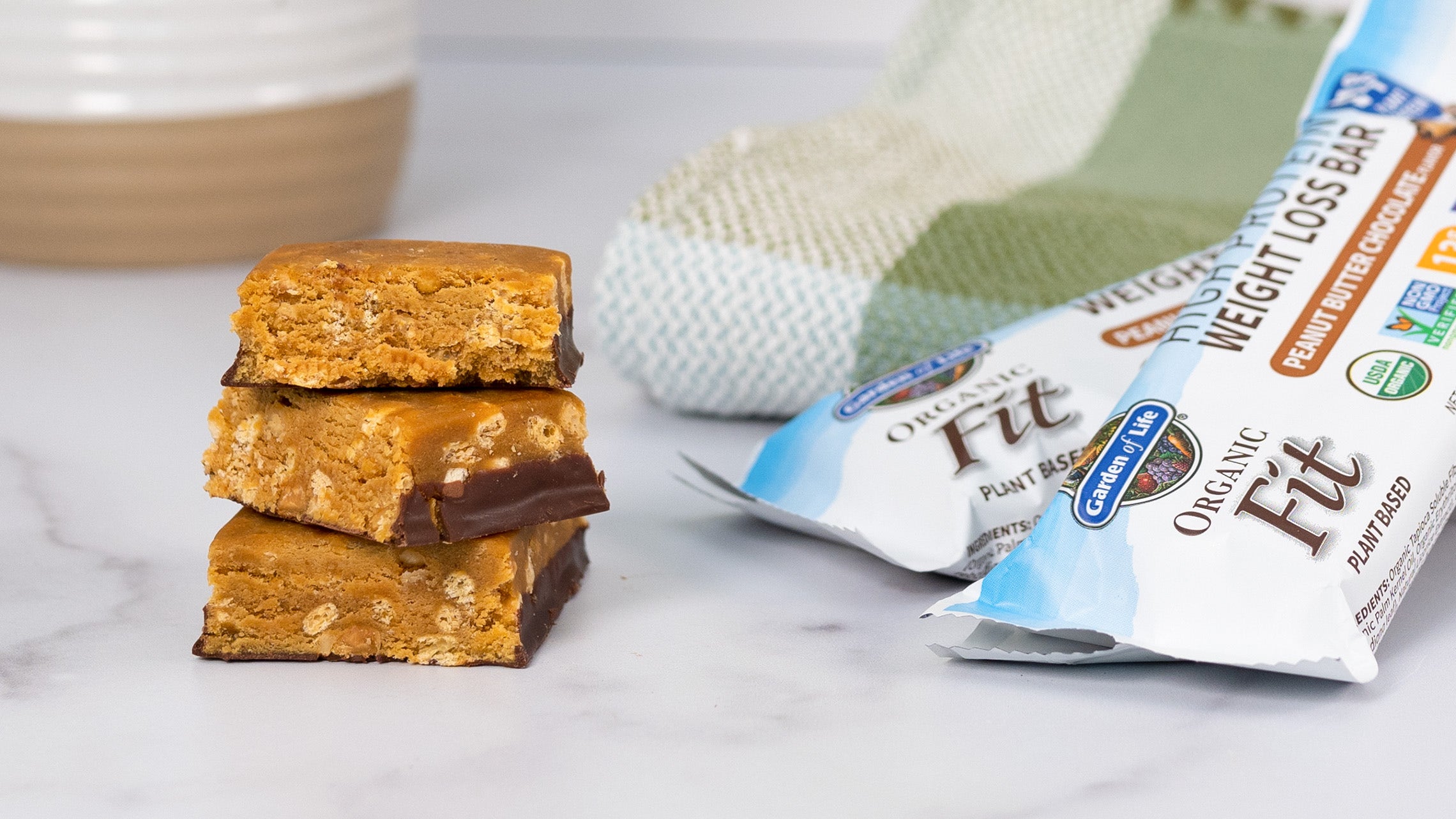 Peanut Butter Chocolate Protein Bars