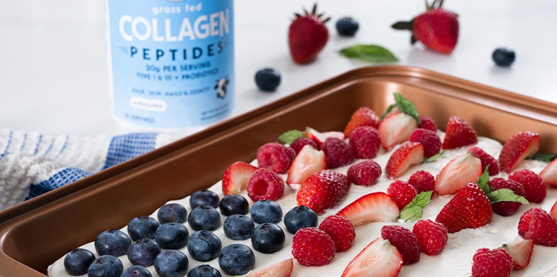 Patriotic Keto Cake