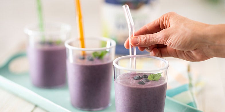 pineapple blueberry smoothie