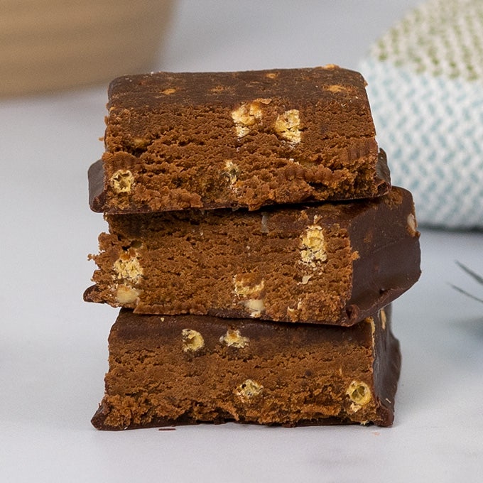 Chocolate Almond Brownie Protein Bars