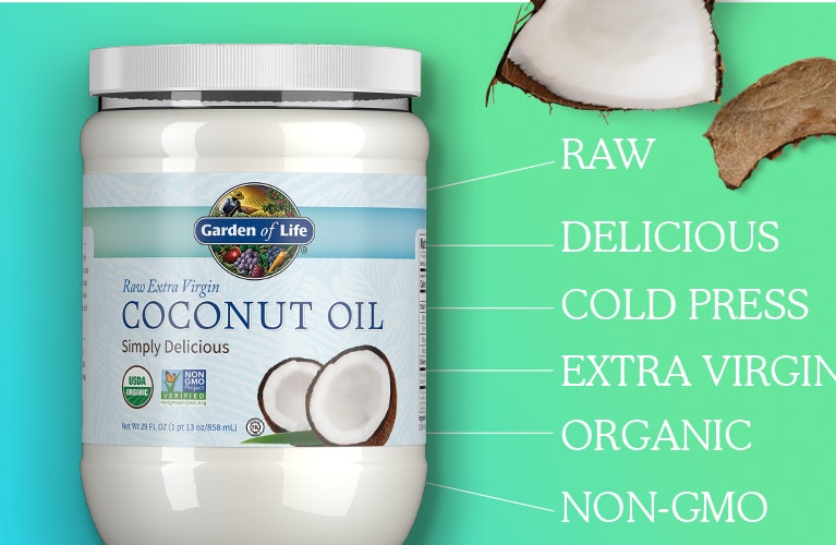 Garden of Life raw extra virgin coconut oil