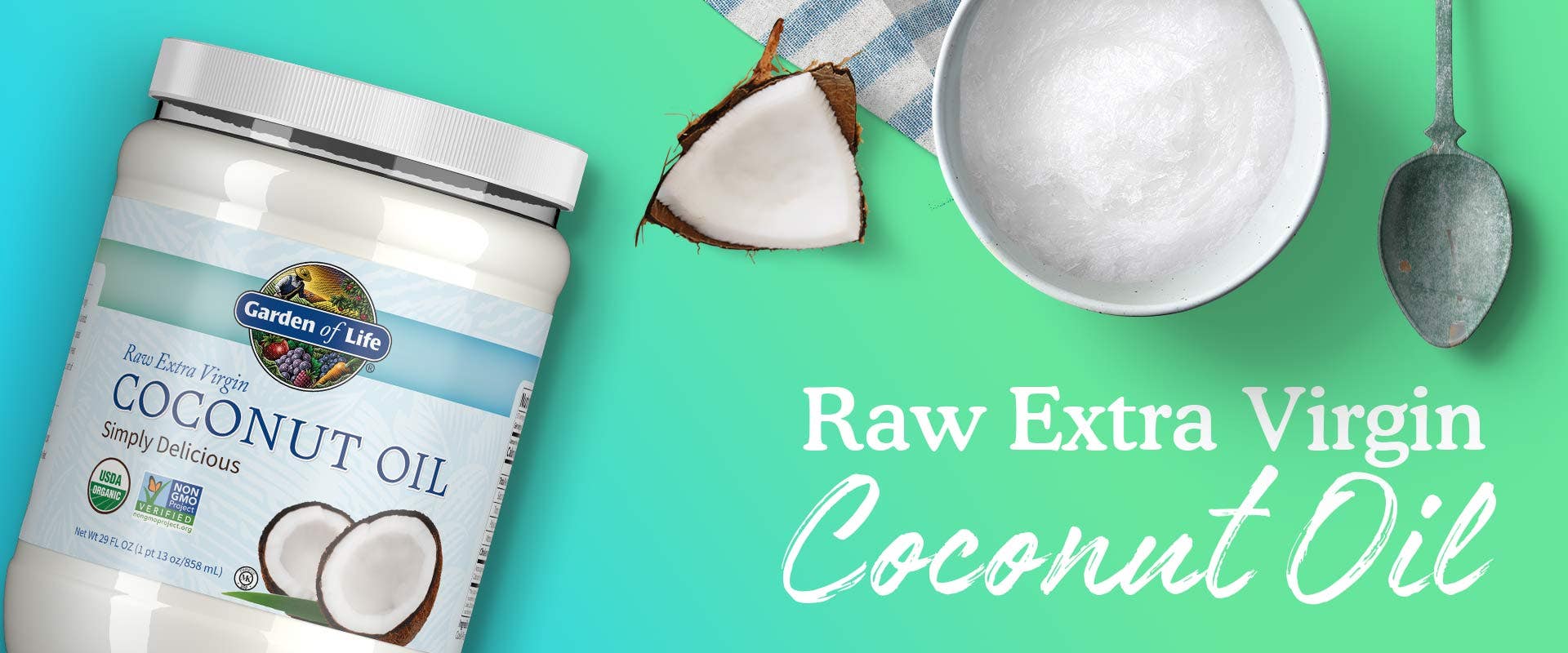 coconut oil raw extra virgin from garden of life