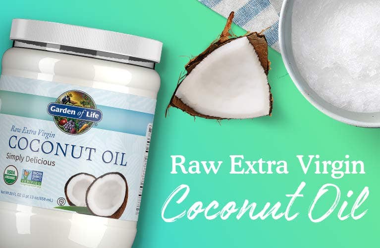 coconut oil raw extra virgin from garden of life