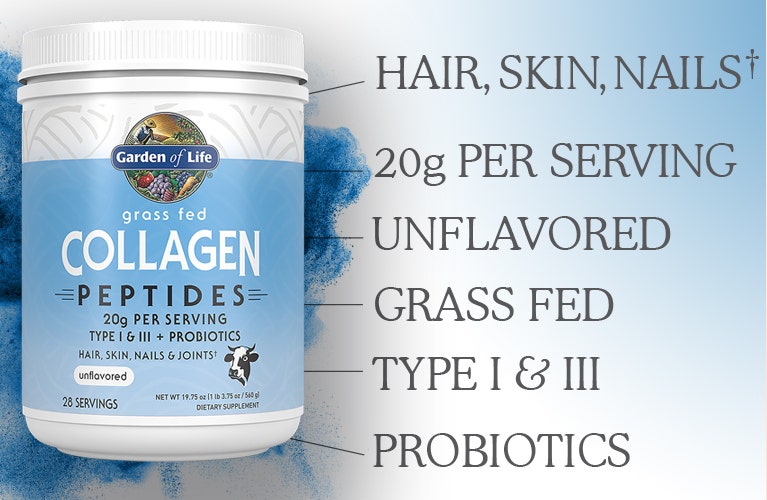 Collagen peptides grass fed powder