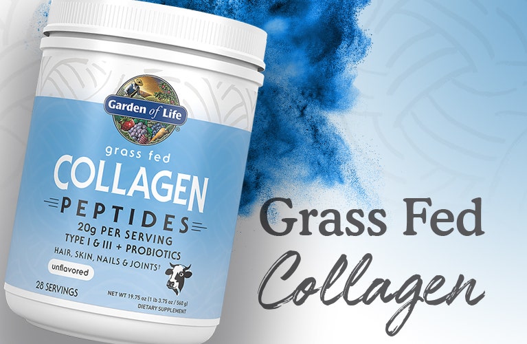 Collagen peptides grass fed powder