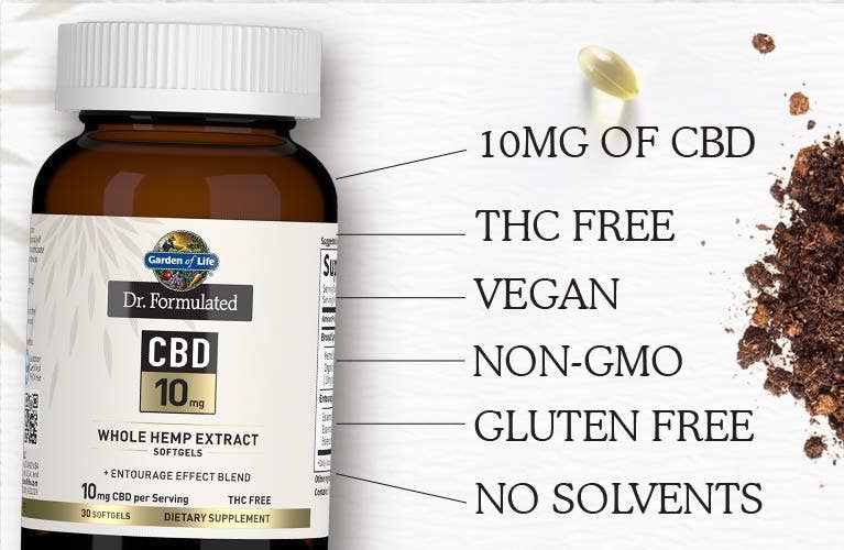 10mg CBD by Dr Formulated from Garden of Life
