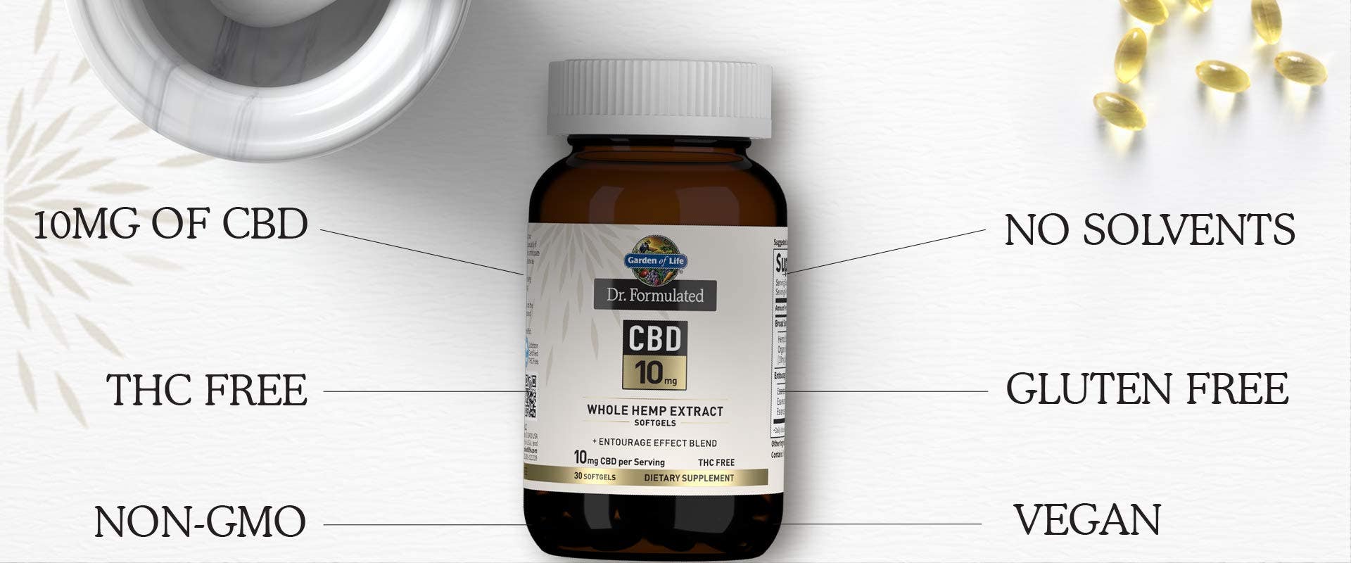 10mg CBD by Dr Formulated from Garden of Life