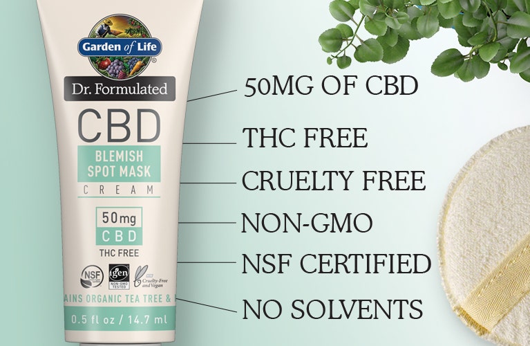 cbd blemish cream Dr Formulated by Garden of Life