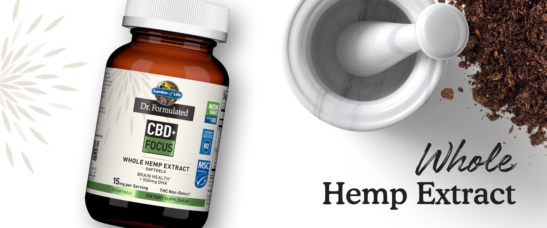 cbd focus Dr Formulated softgels by Garden of Life