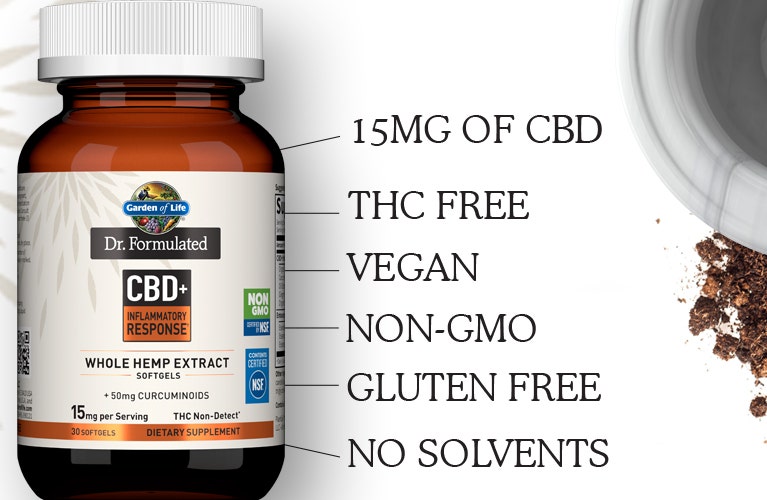 thc free cbd dr formulated by garden of life