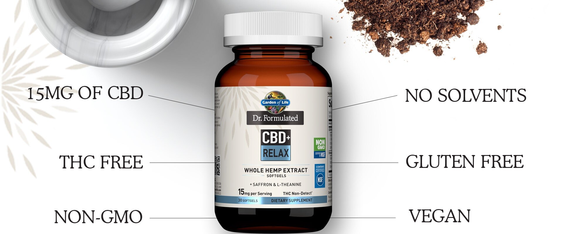 thc free cbd relax dr formulated by garden of life