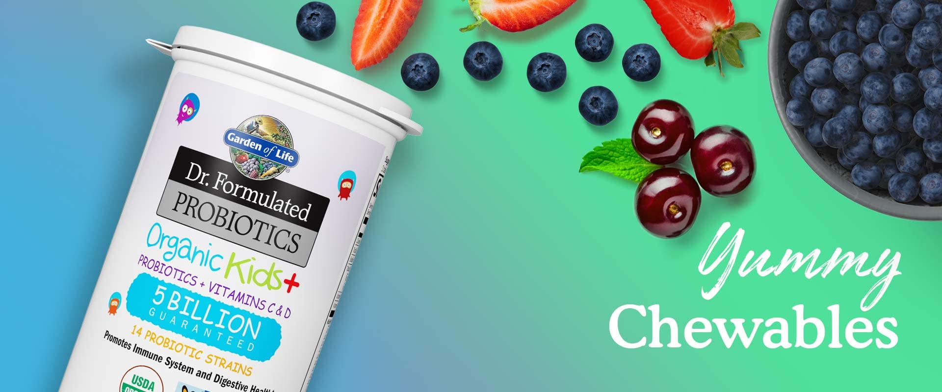 probiotic chewable berry cherry