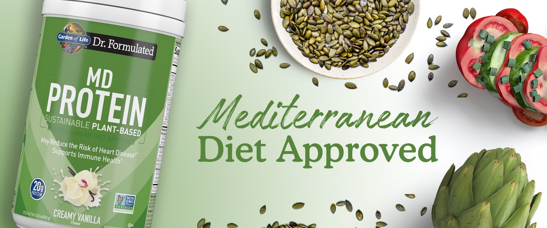MD Proteins Plant Based Dr Formulated by Garden of Life