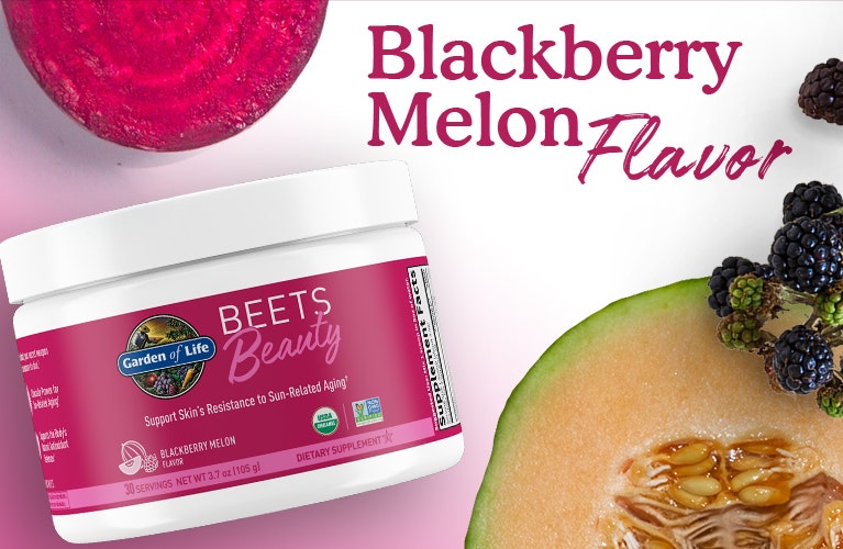 beets powder beauty blackberry melon