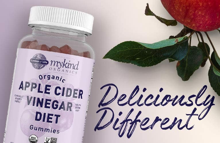 Organic Apple Cider Vinegar Diet Garden of Life mykind Organics