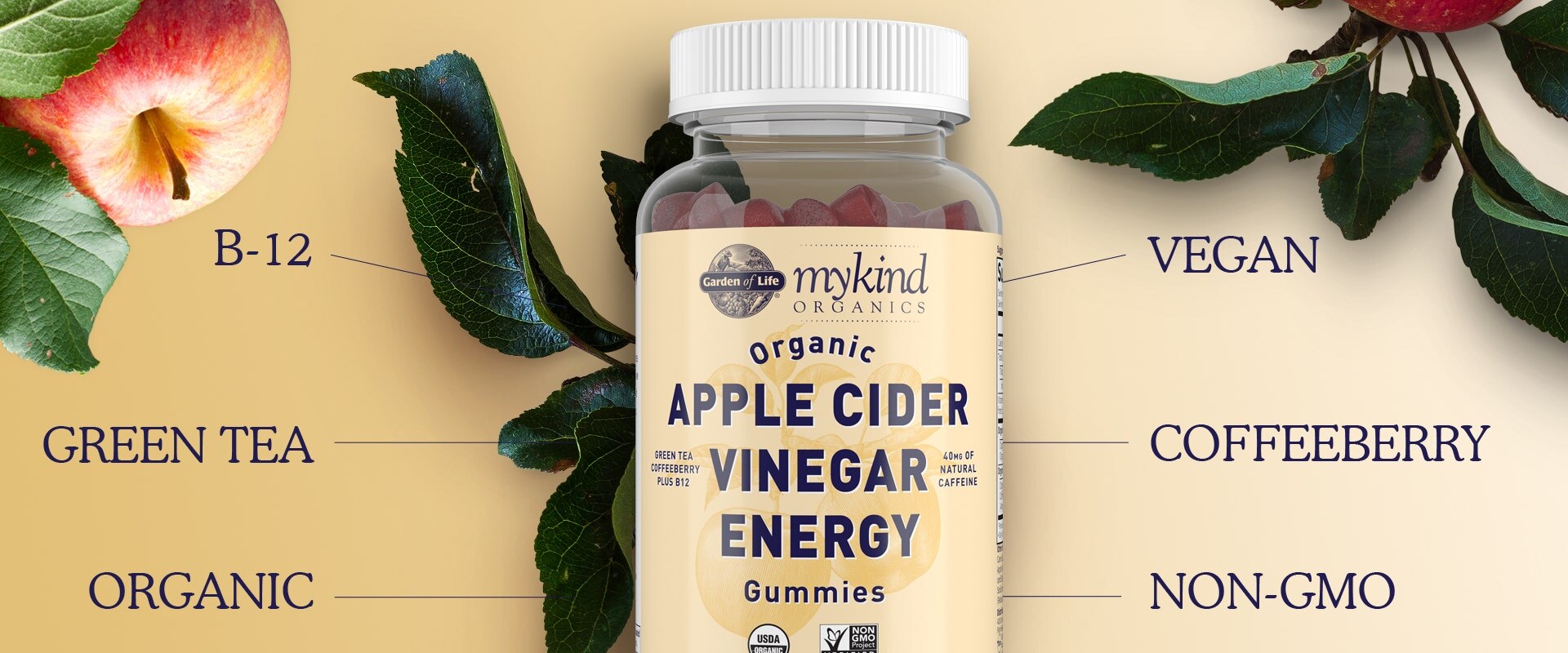 Organic Non GMO Apple Cider Vinegar Energy