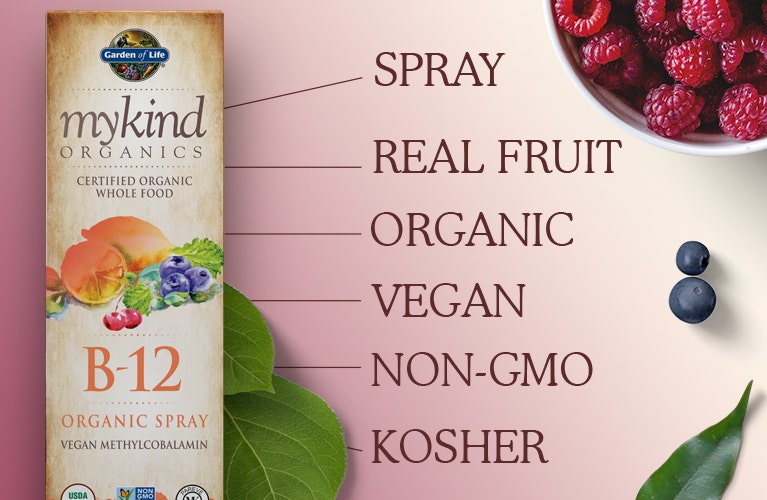 Garden of Life mykind Vitamin b12 spray