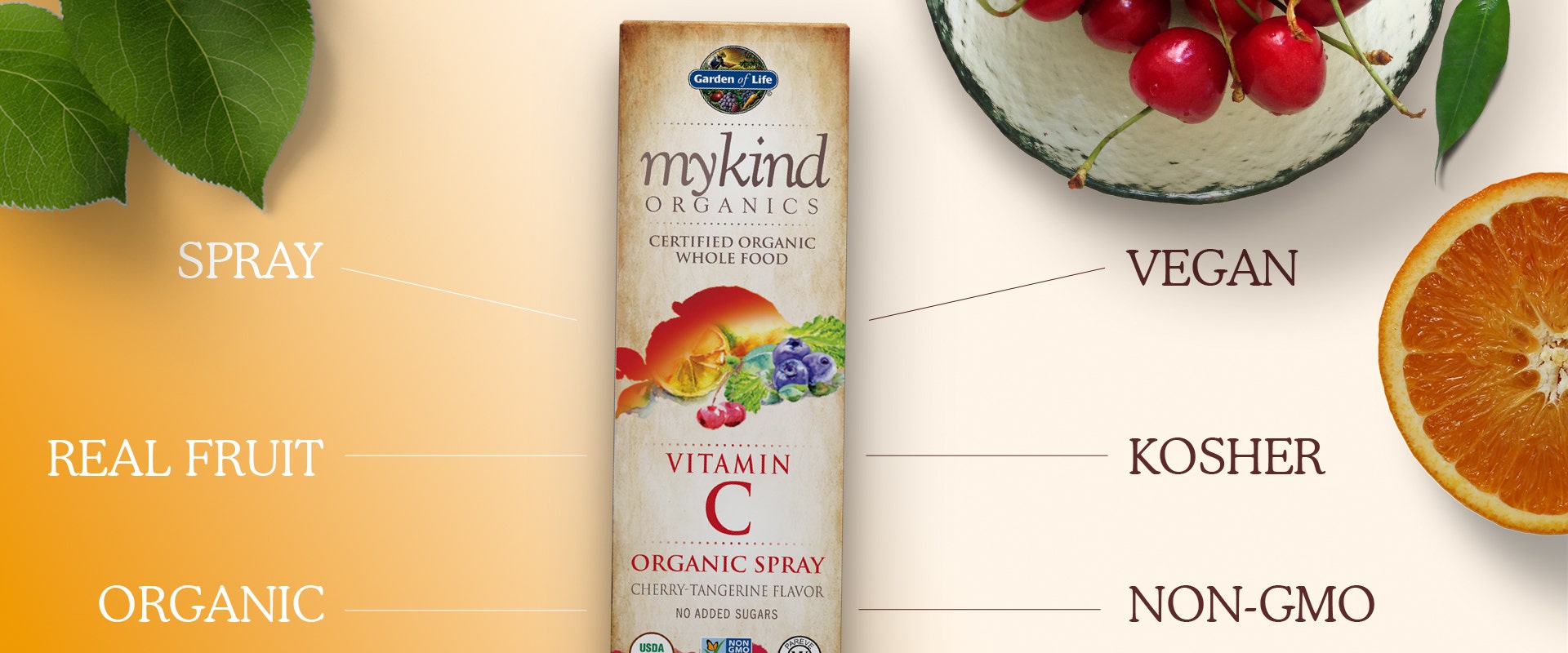 garden of life vitamin c spray by mykind organics