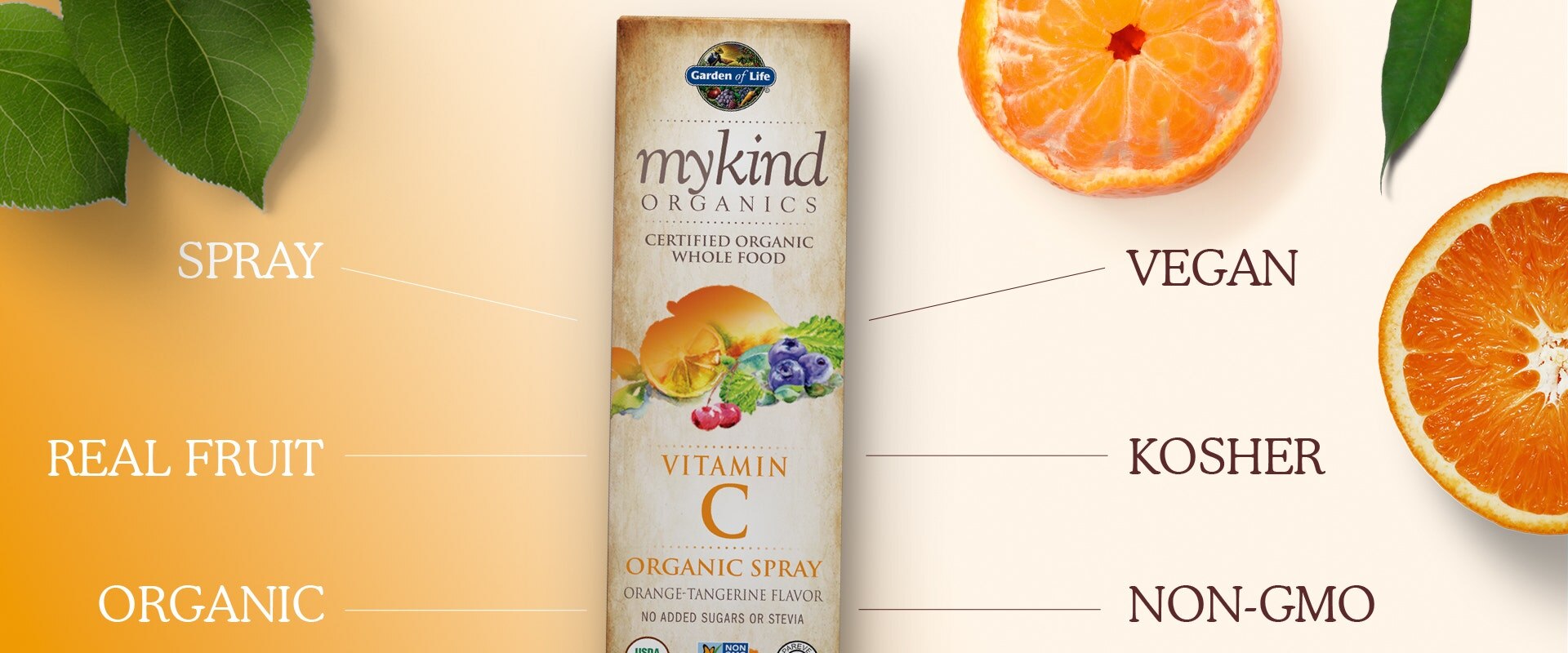 mykind organics vitamin c spray by garden of life