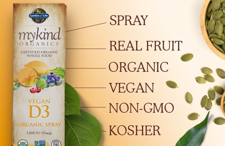 Garden of Life mykind Vitamin D3 Spray Vegan