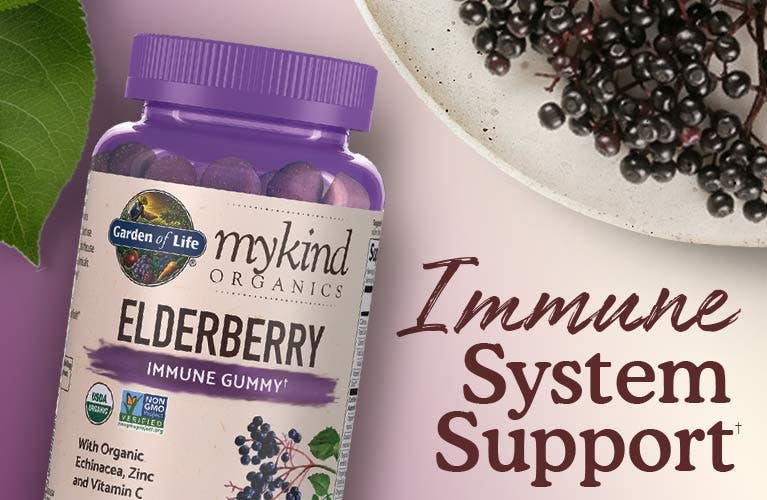 elderberry gummies garden of life mykind