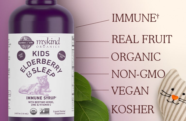 Garden of Life Kids Elderberry Sleep by mykind Organics