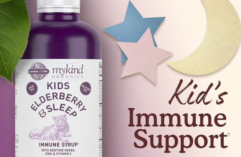 elderberry sleep for kids by mykind organics Garden of Life