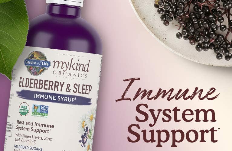 elderberry sleep mykind Organics by Garden of Life