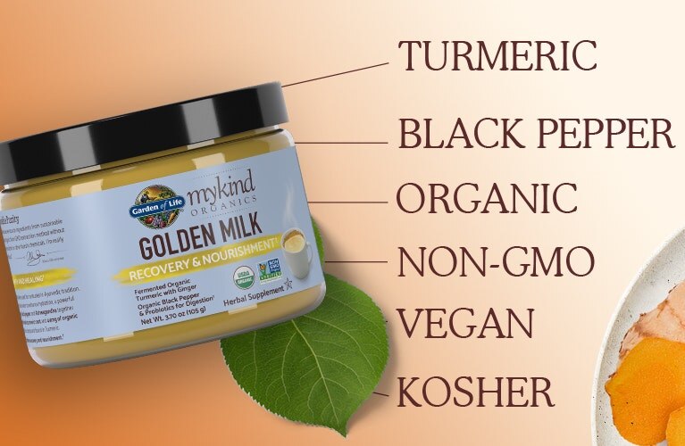 Garden of Life mykind Organics Herbals Golden Milk Turmeric