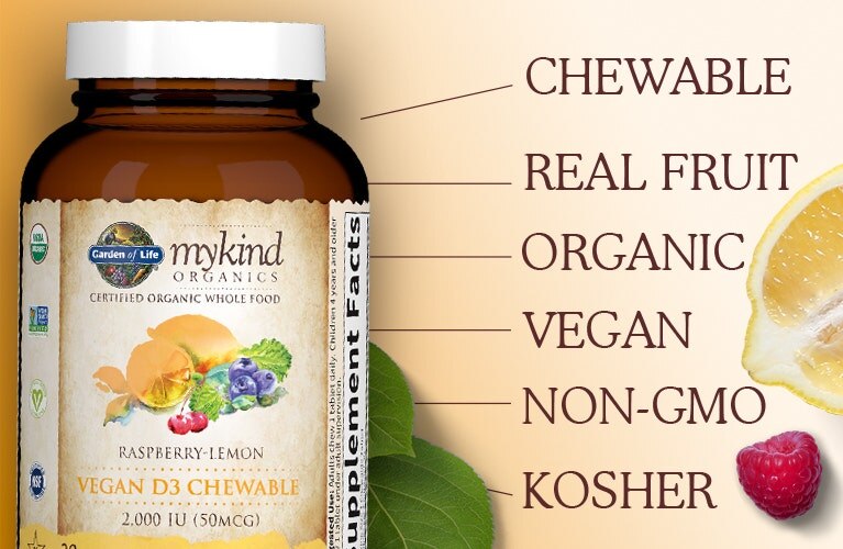 Garden of Life mykind Vitamin d Chewables