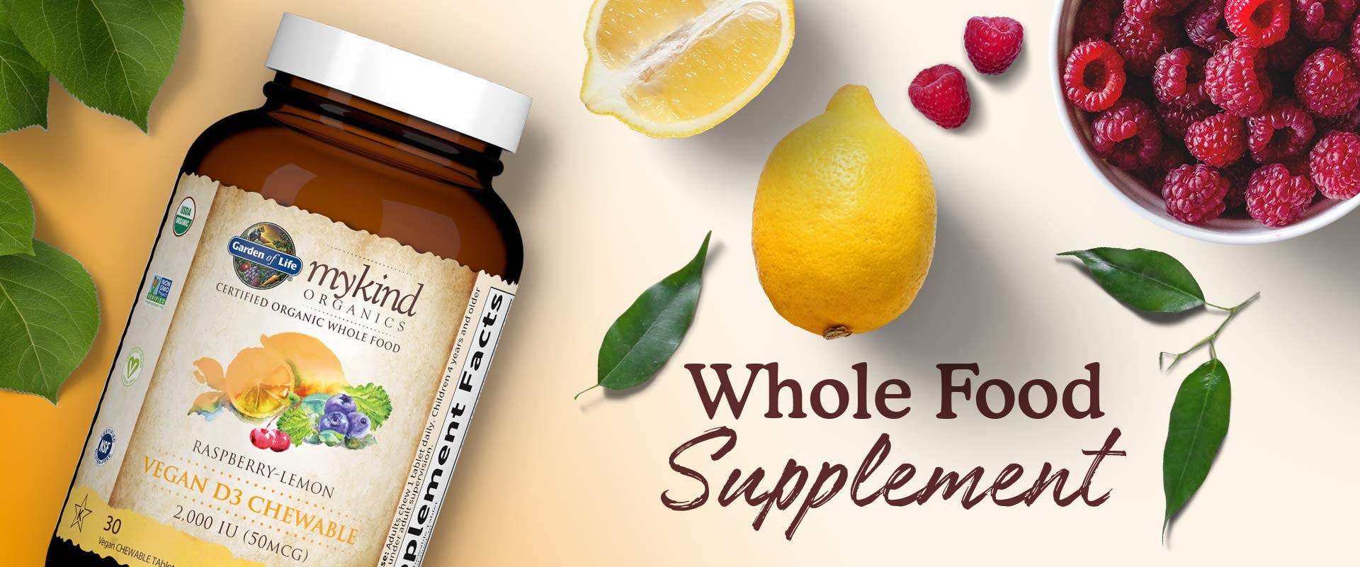 vitamin d chewable whole food mykind by garden of life