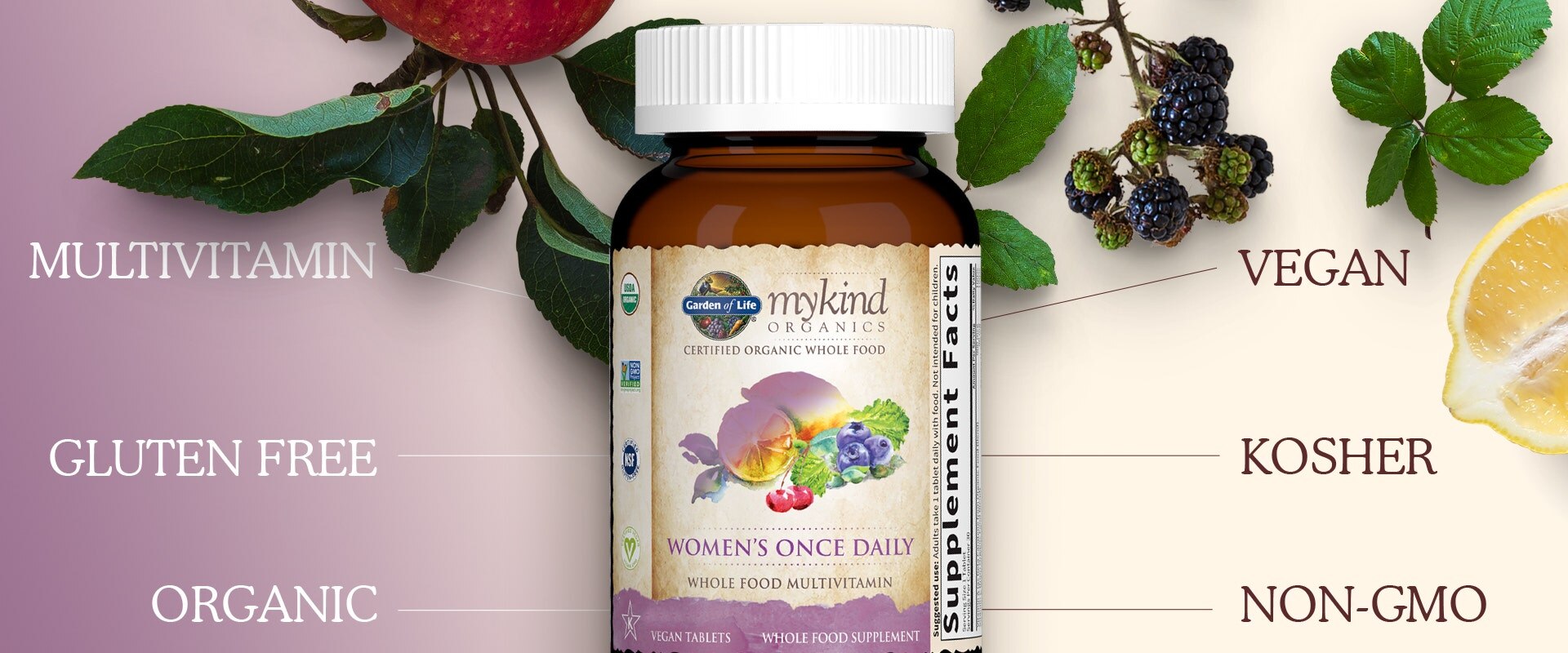 Garden of Life mykind Organics Women's Once Daily