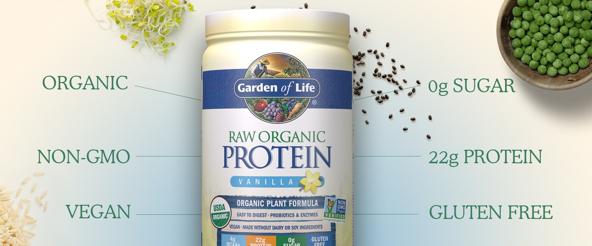 Raw Organic Protein Powder