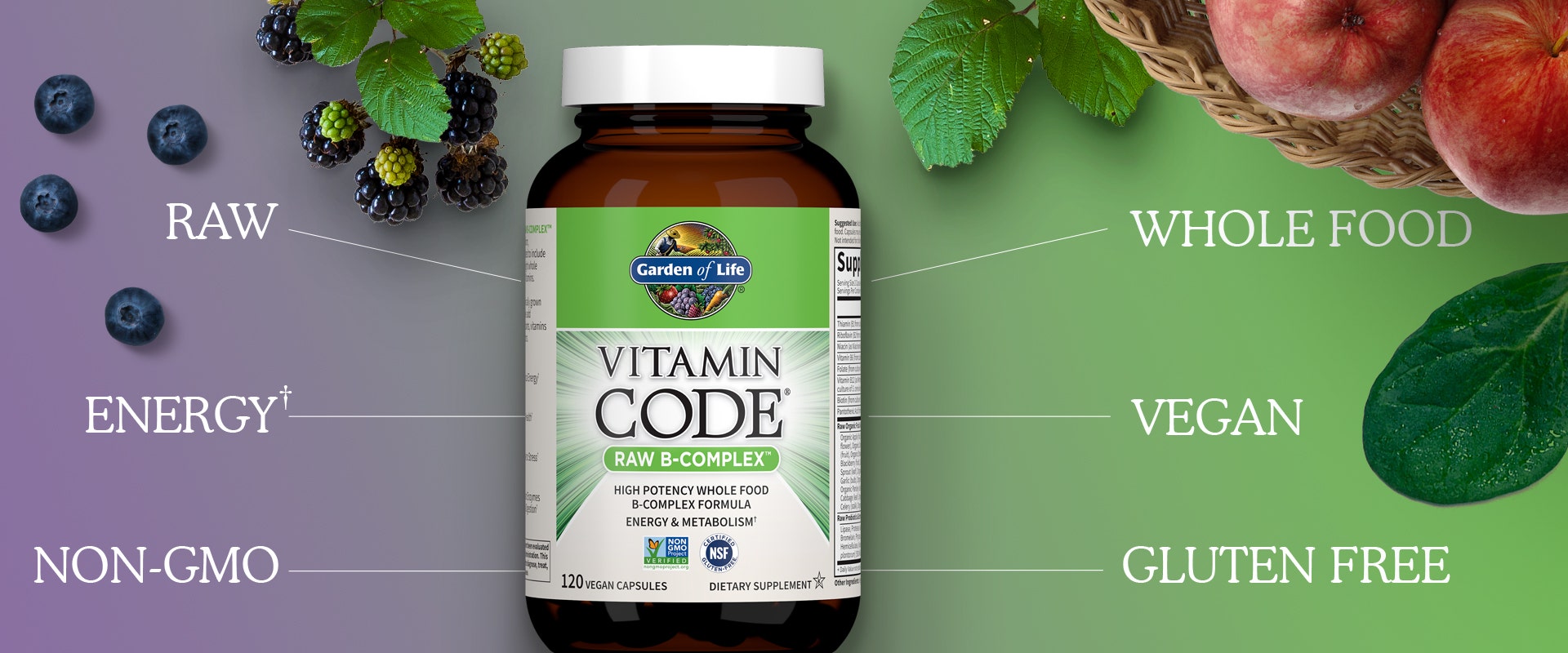 Vitamin Code Raw B-Complex Capsules