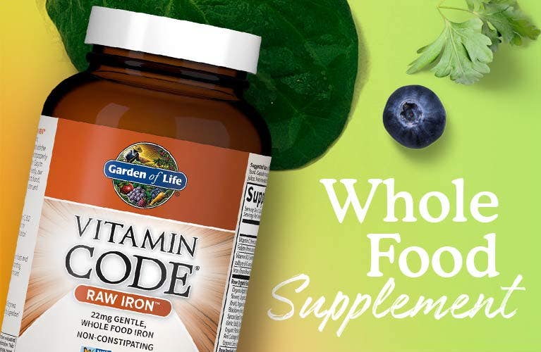 garden of life vitamin code raw iron