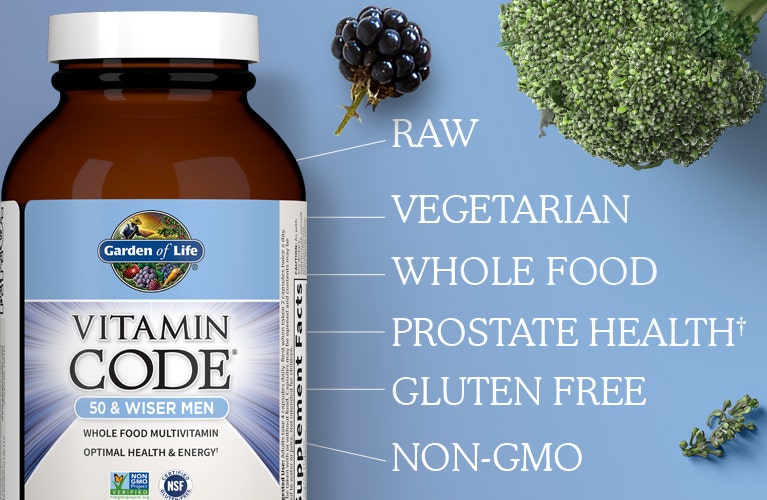 Men 50 and Wiser by Garden of Life Vitamin Code
