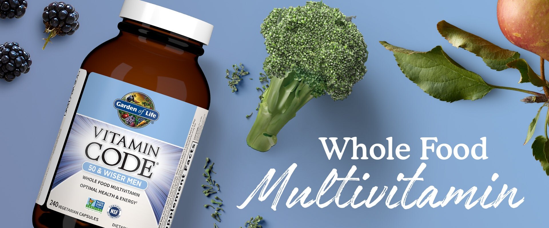 Men 50 and Wiser Vitamin Code Garden of Life