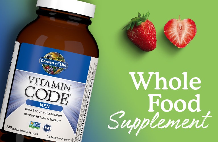 Mens Once Daily Vitamin Code Garden of Life Raw D3