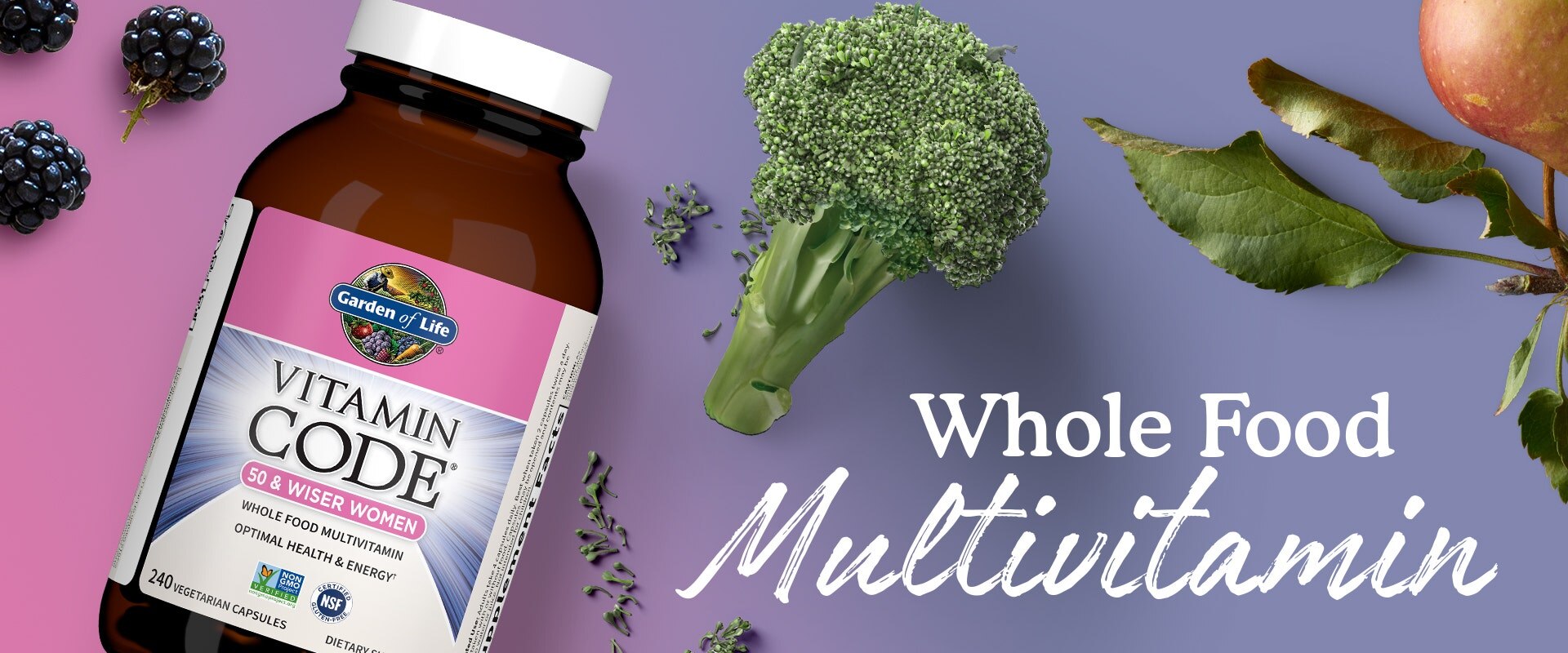 Multi Vitamin Vitamin Code Women 50 and Wiser Garden of Life