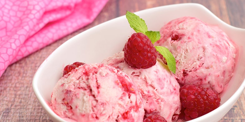 raspberry ice cream