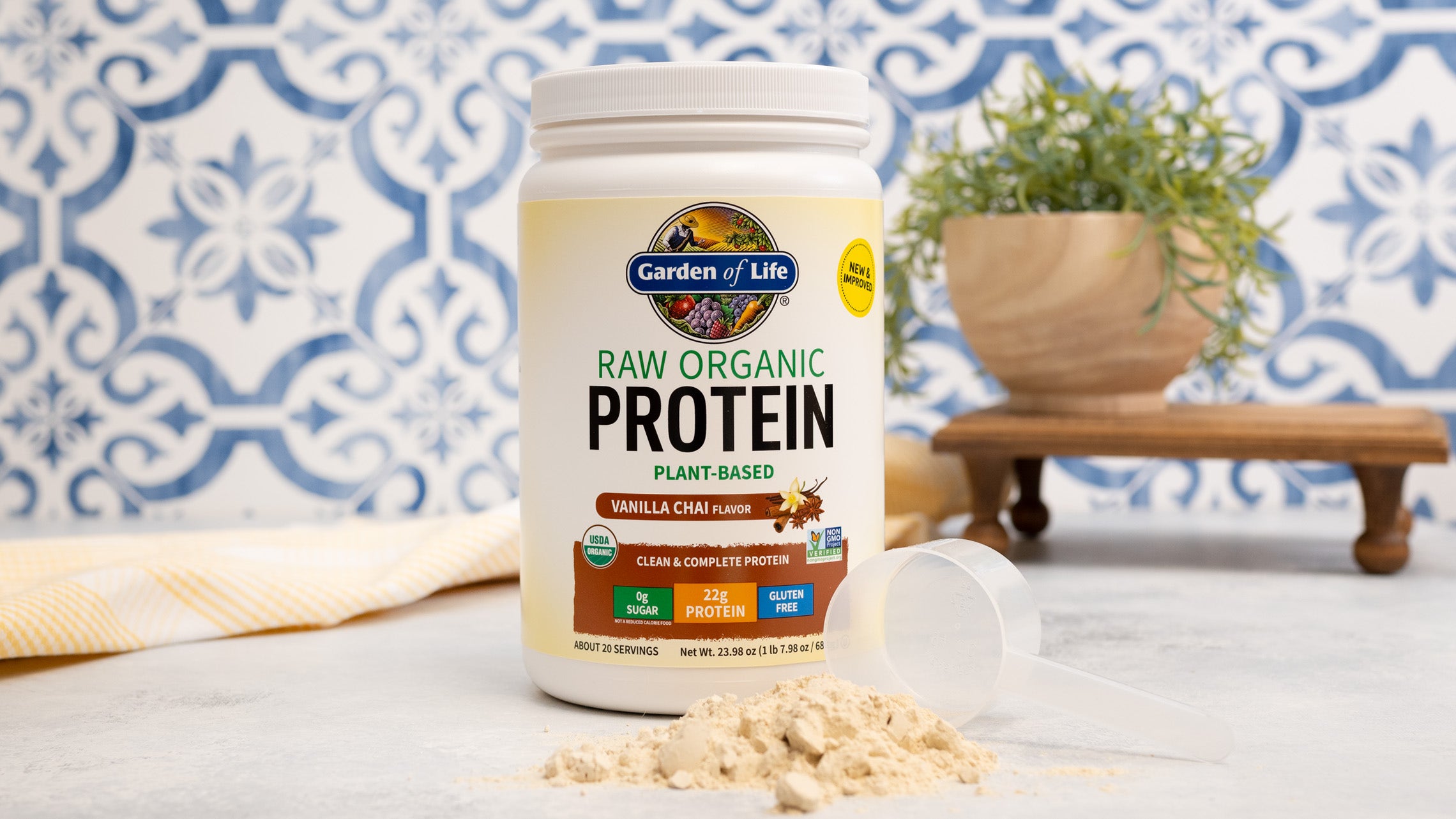 Garden of Life Raw Organic Vanilla Chai Protein Powder