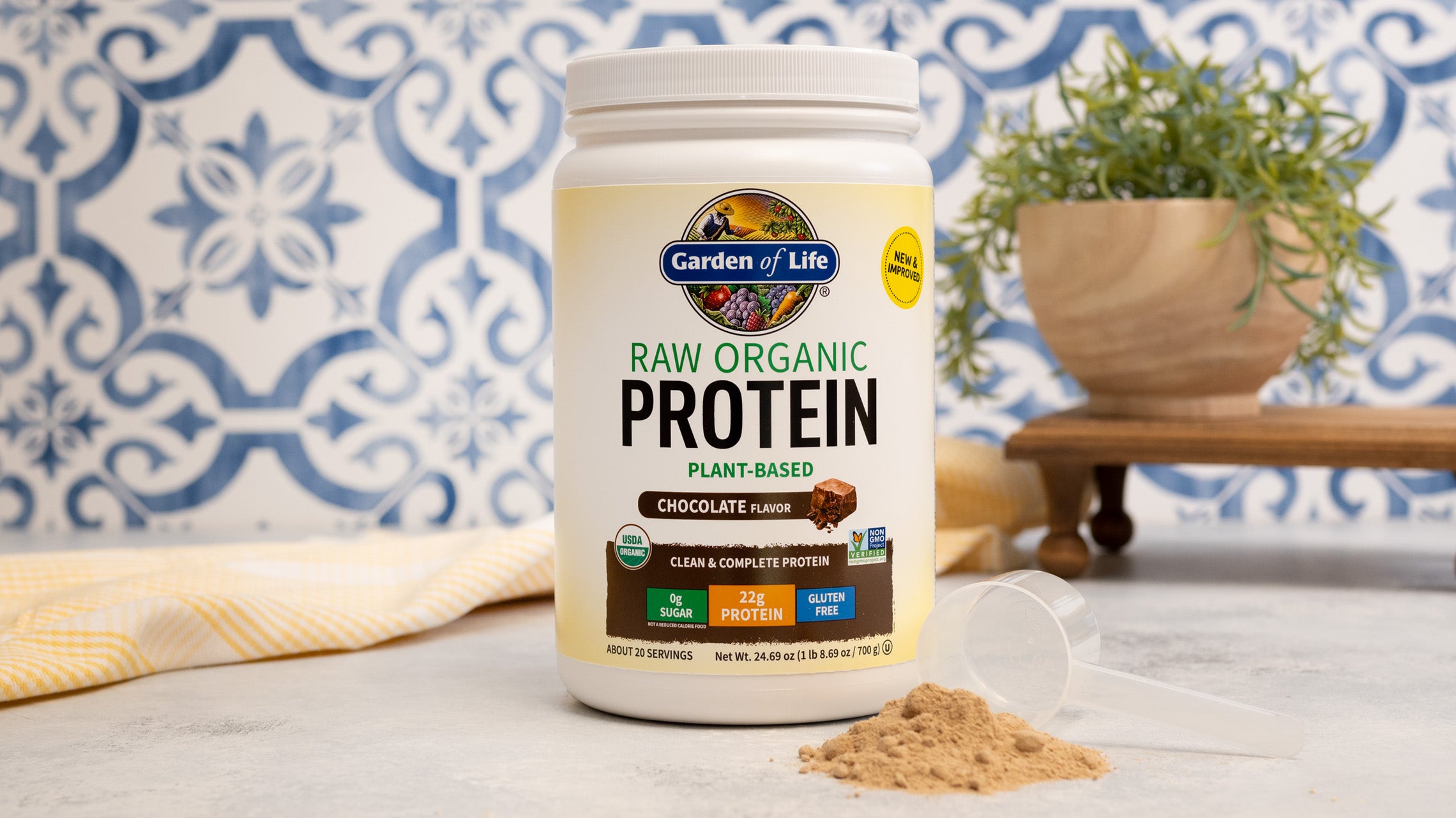 Garden of Life Raw Organic Chocolate Protein Powder