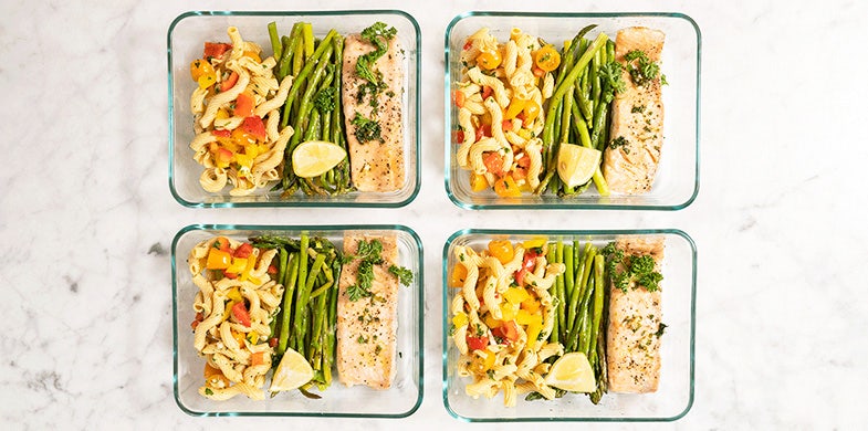 meal prep salmon