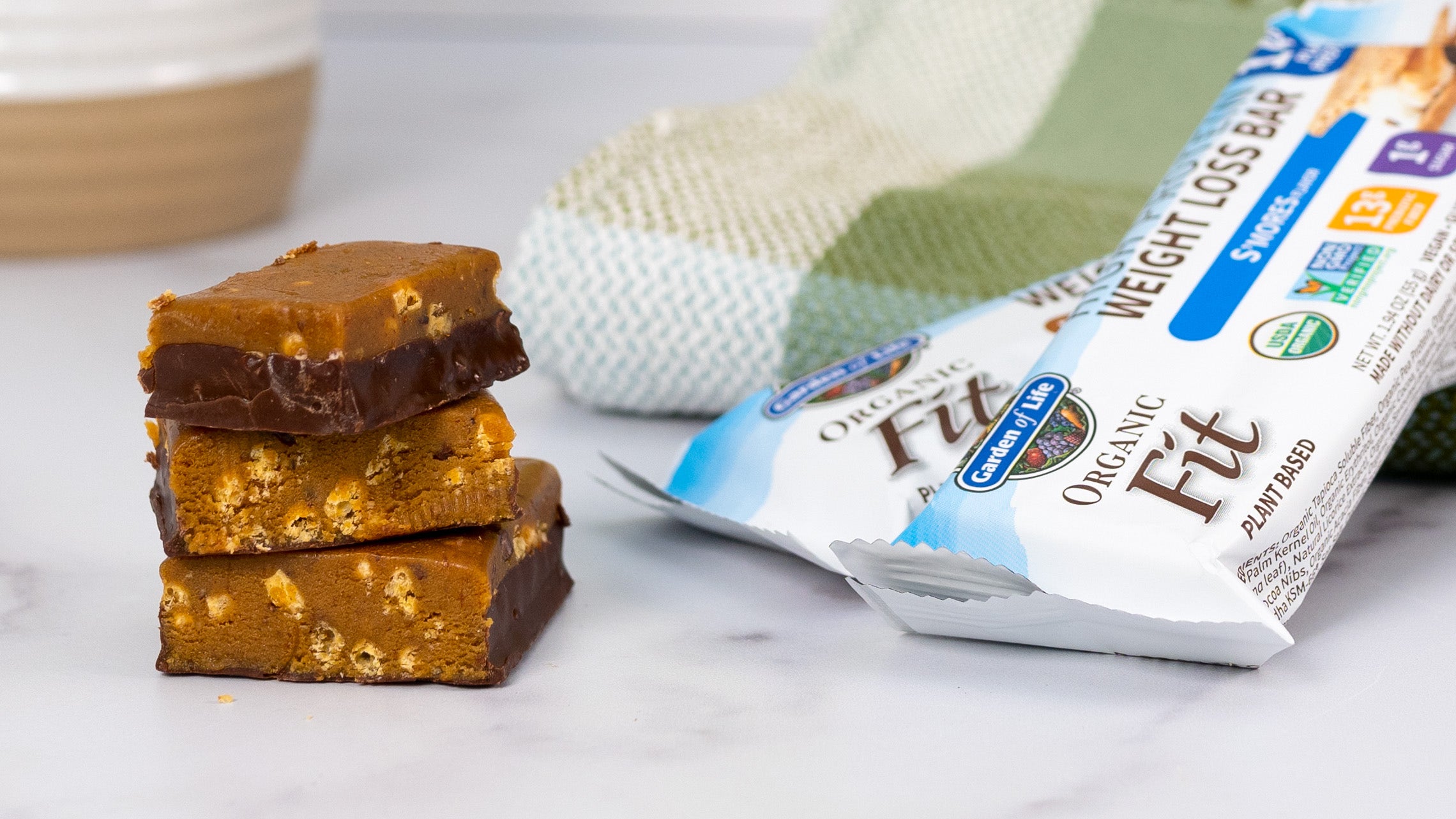 s'mores protein bars