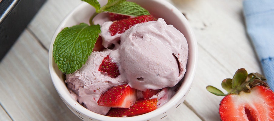 strawberry nice cream