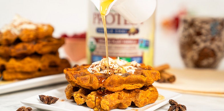 sweet potato waffles