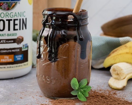 vegan Mint Chocolate Smoothie Recipe