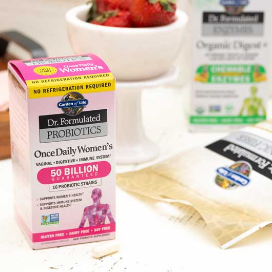 various dr. formulated probiotics products